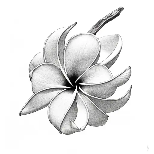 Plumeria With Date