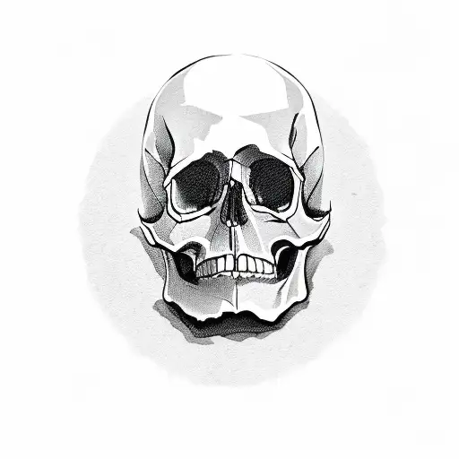 Skull On Birthday Cake