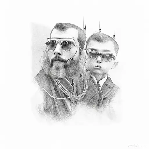 Father And Three Sons