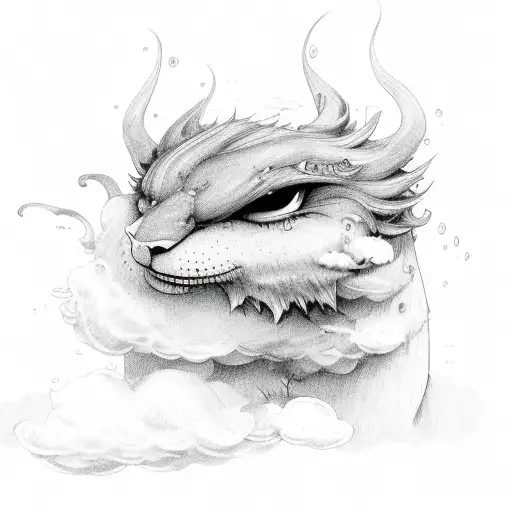 Clouds Fire Rain Sleeve Fire