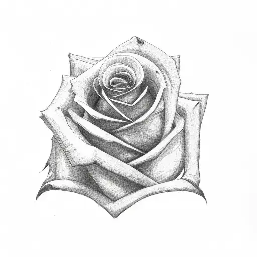 Rose With Letter P