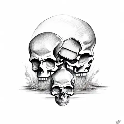 Skull And Grim Reaper