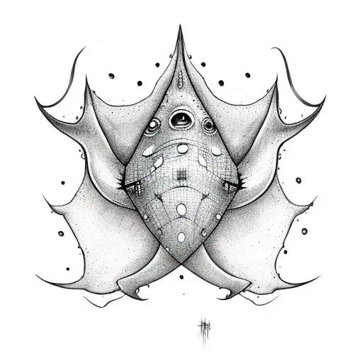 Creepy Stingray On Thigh