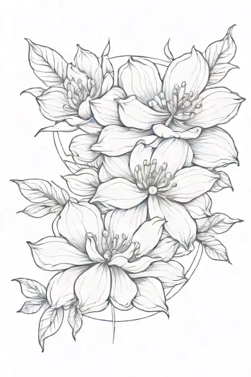 Really Long Fineline One Magnolia Surrounded Finelines