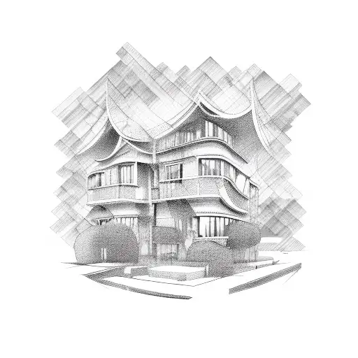 Abstract Pattern Of Suits And Houses