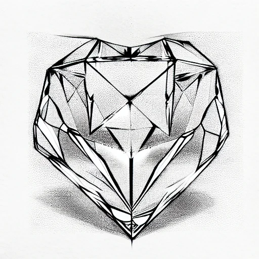 Diamond And Heart