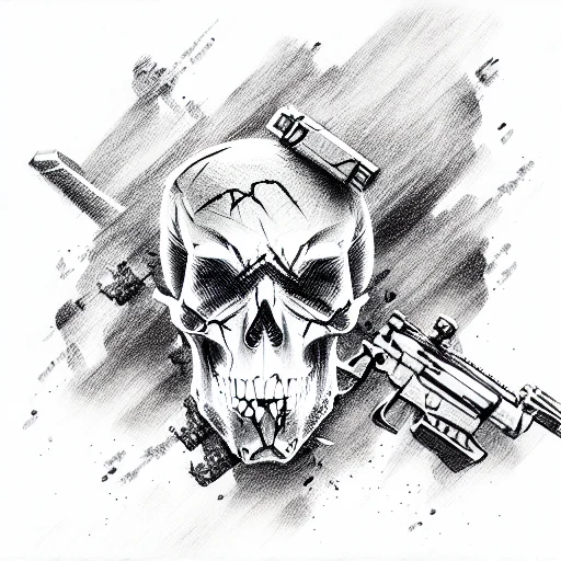 Ghost Skull Miltary Special Forces