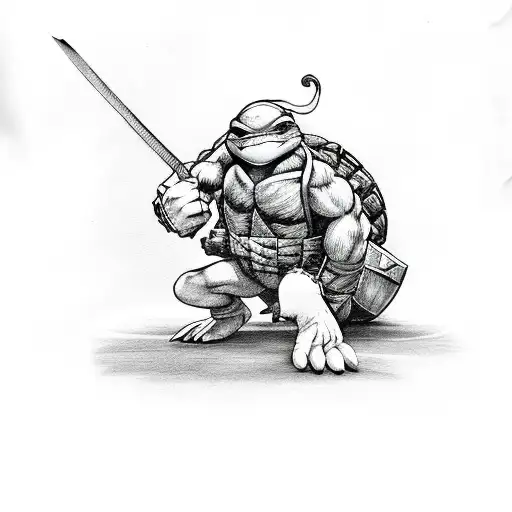 A Mashup Of Teenage Mutant Ninja Turtles And Super Mario Bros Characters