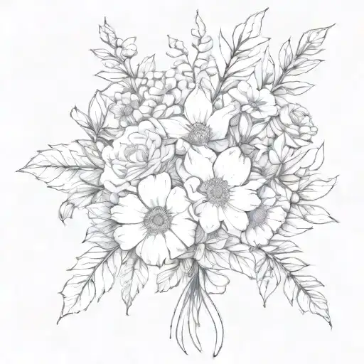 Birth Month Flower Bouquet