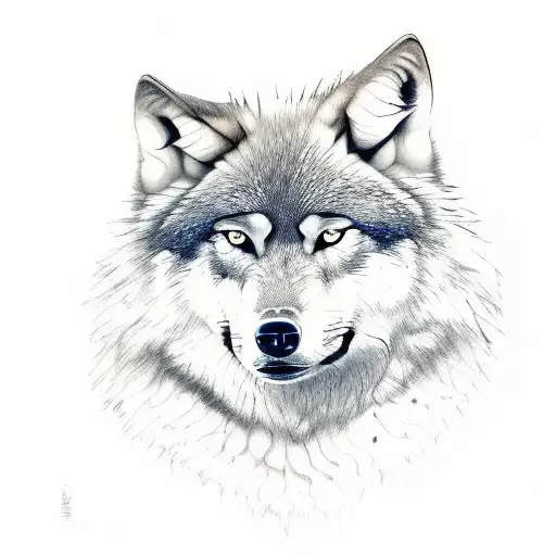 Wolf Looking A Younger Wolf