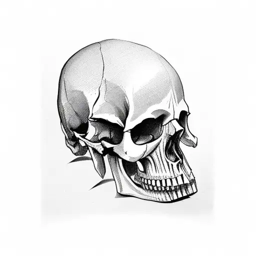 Knife Through Skull From Top