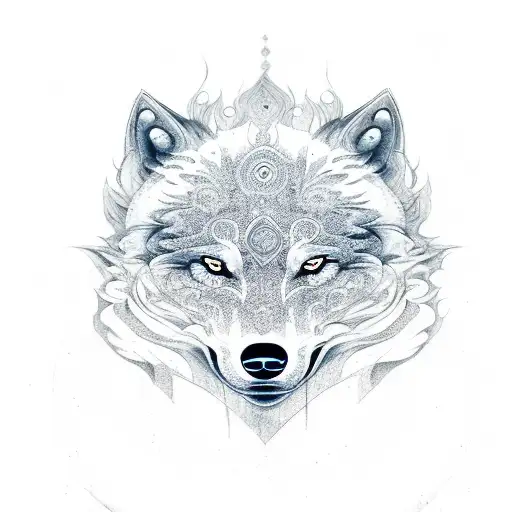Yin Yang Wolf