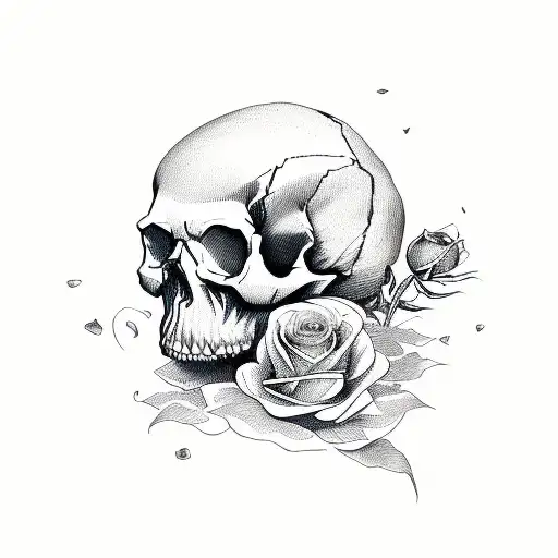 Skull And Roses