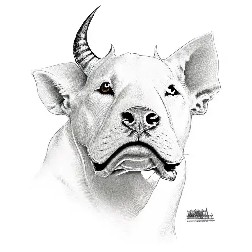 A White Bull Terrier