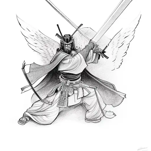 The Angel Gives The Samurai A Katana