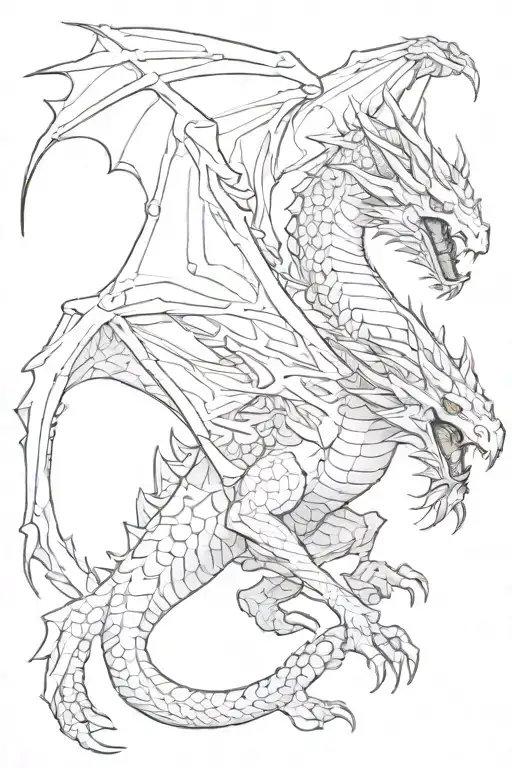 Western Dragon Active Pose