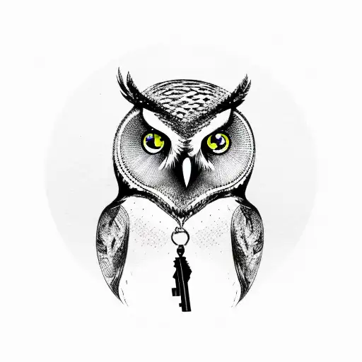 Owl With Keys