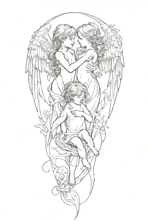 Scorpio And Pisces Children Protected By An Angel