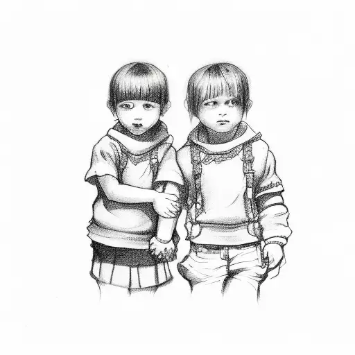 Children Holding Hands