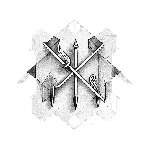 Single Simple Dagger With The Letters Ssdgm Included