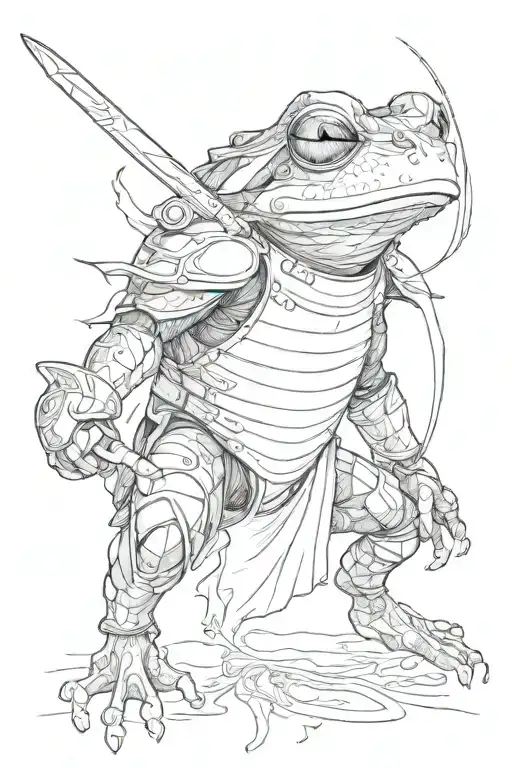Frog In Knight Armor