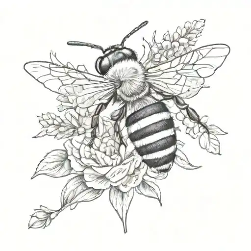 Queen Bee And Lavender