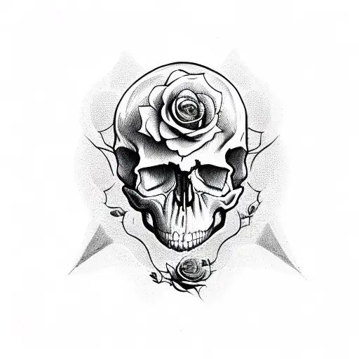 Skull And Roses
