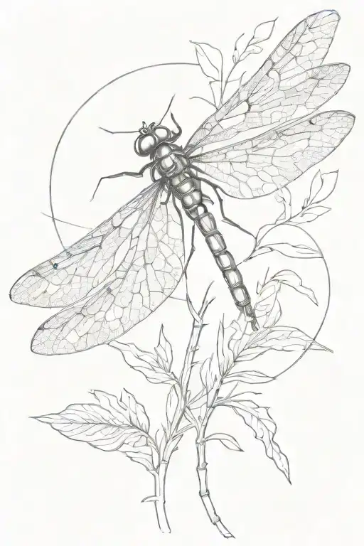 Dragonfly Calamus Sun Rising