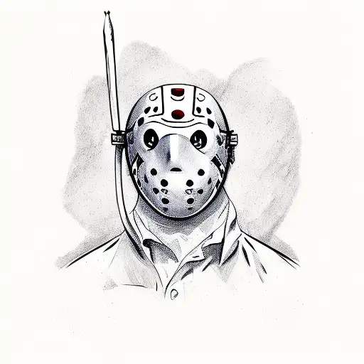 Friday The 13 Small Line Work