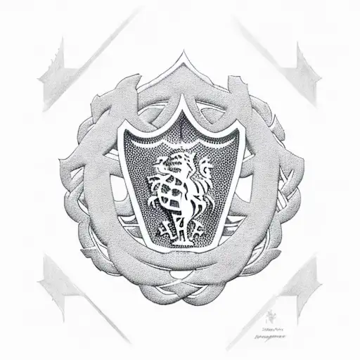 An Intricate Endless Knot Design With Hidden Liverpool Football Club Symbols