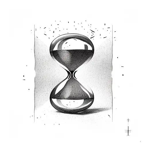 Hourglass With Soid Material Inside