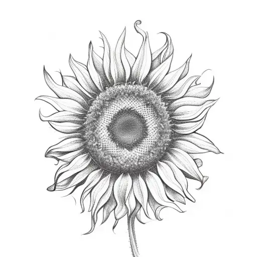 Cartoon Sunflower