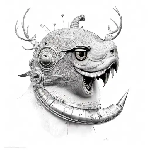 Friendly And Good Looking Animal With Machanical Parts