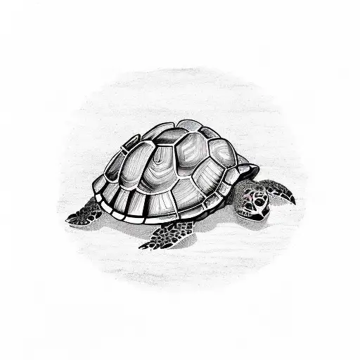 A Turtle But Replace The Shell With The World