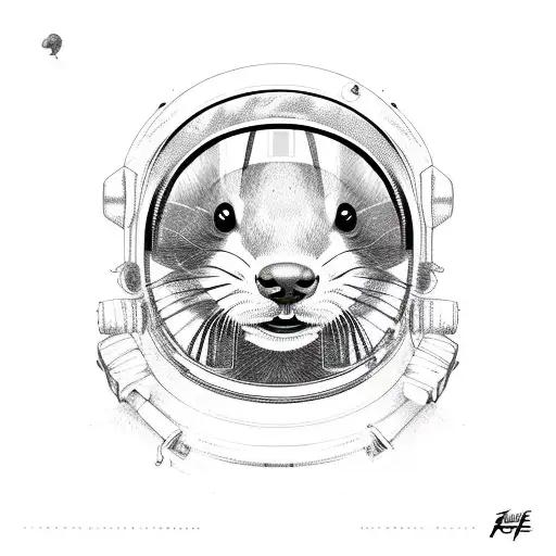 A Ferret Astronaut