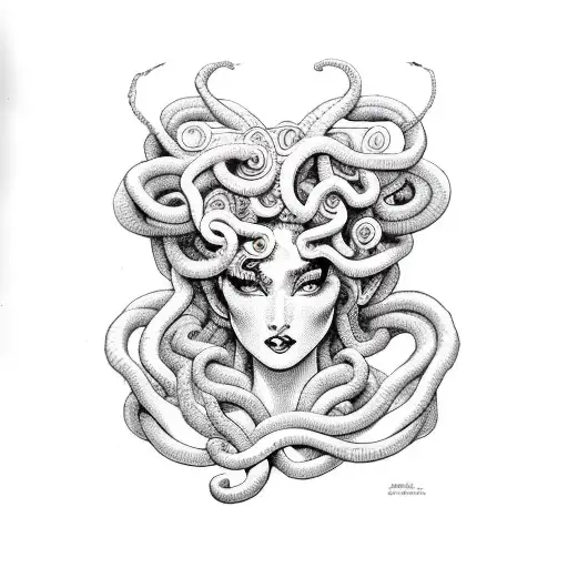 Medusa As A Pinup Girl