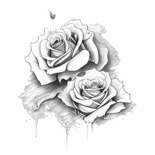 Grim Reaper With Roses