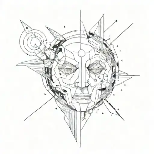 Incorporate Boris Brejcha's Mask Into A Tattoo Inspired By The Cosmos And Outer Space