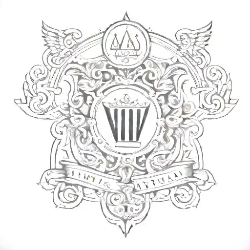 Ynwa Mens Group Tattoo Design Small Logo