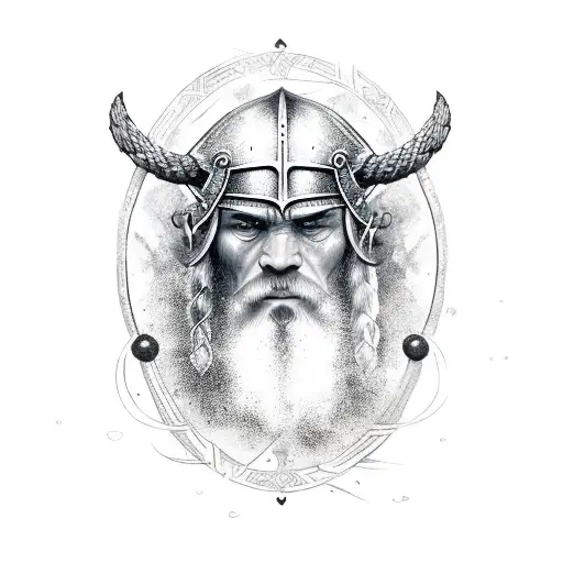 Viking Theme With Nordic Runes