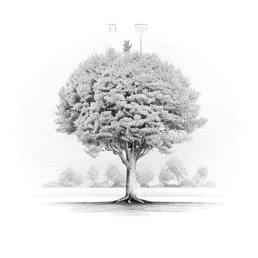 A Tree With Branches Representing Important Dates And Events In The Client's Life