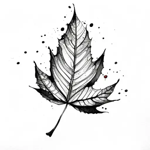 Watercolor Fall Leaf