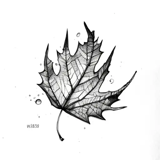 Watercolor Fall Leaf