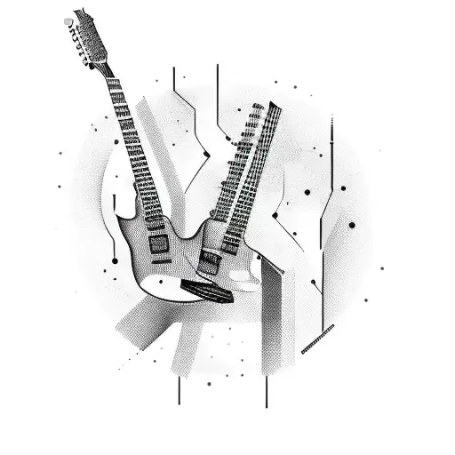 Electric Guitar With Single Cut Style