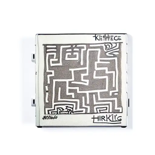 Keith Haring Cassette Tape That Has The Label The Larry Bird Mixtape