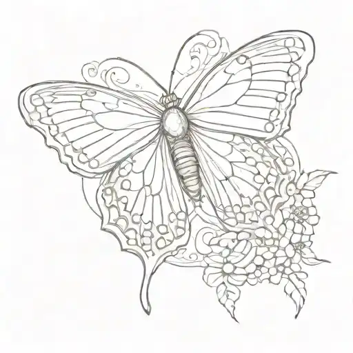 Butterfly With The Date 1942