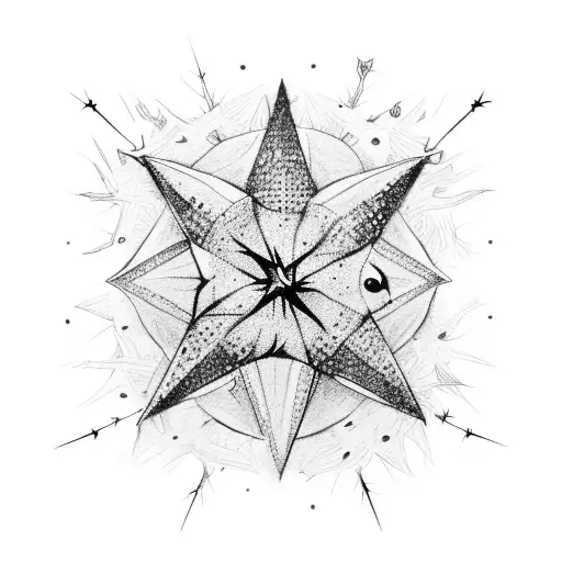 Irregular Star With Thorns
