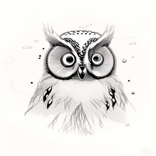 Water Lillies Cherry Blossoms Chickadees Owl