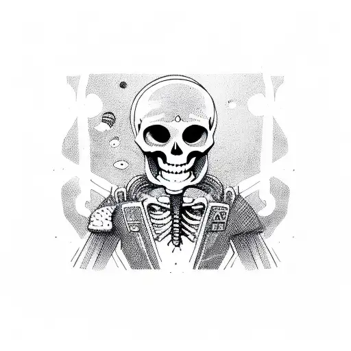 Skeleton Space Cowboy