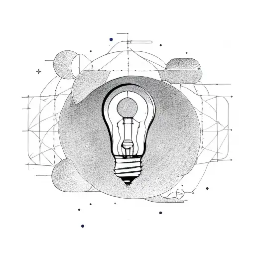 Light Bulb And Astronaut